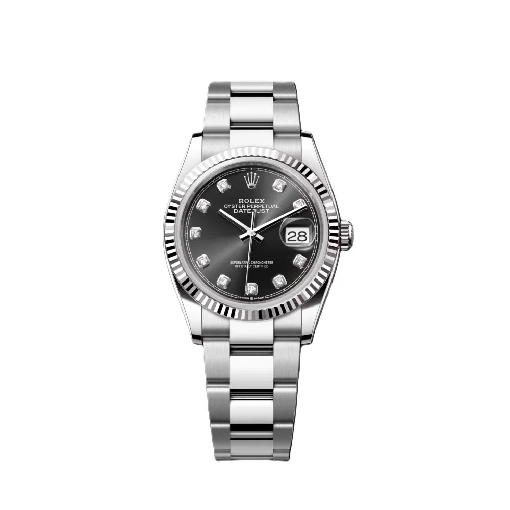 Rolex Datejust Black Diamond Oyster