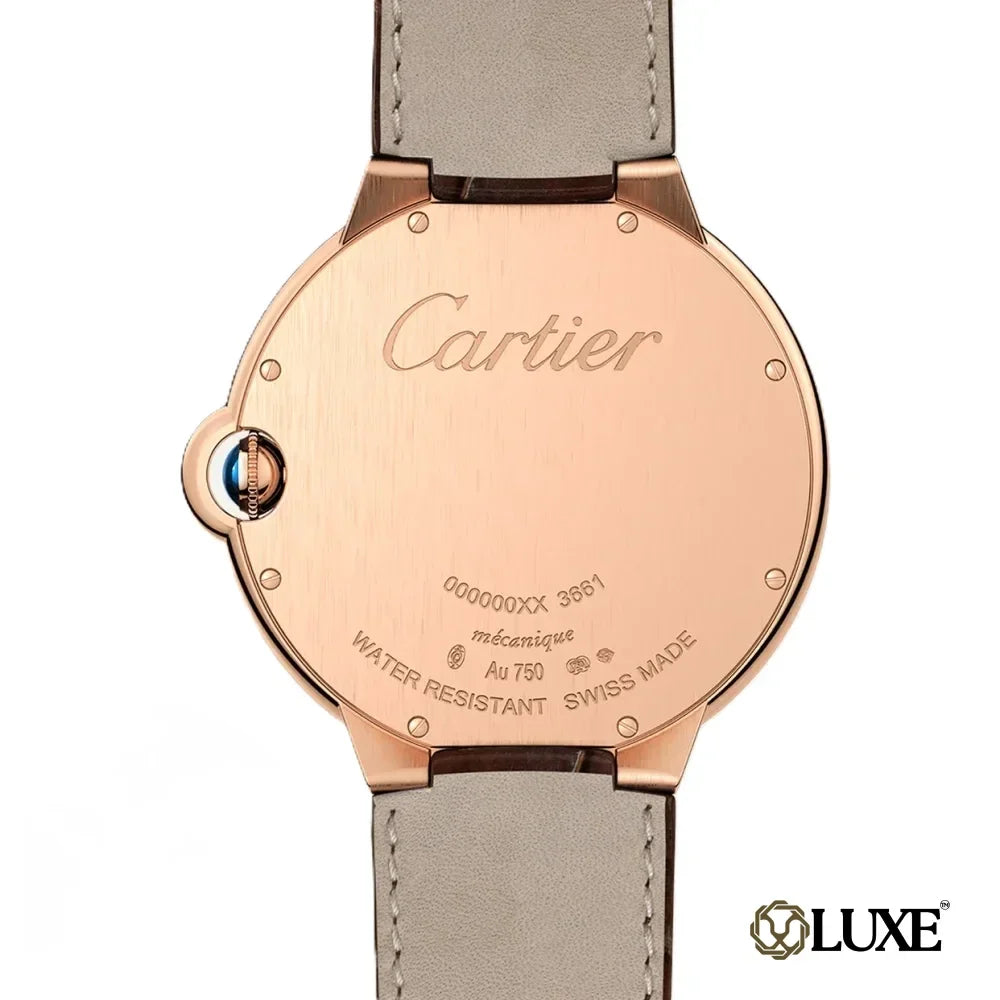 Cartier Ballon Bleu Brown Leather