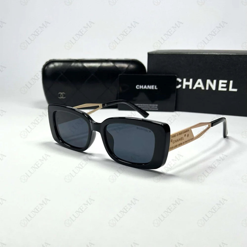 lunettes solaire elegantes Chanel, Noires