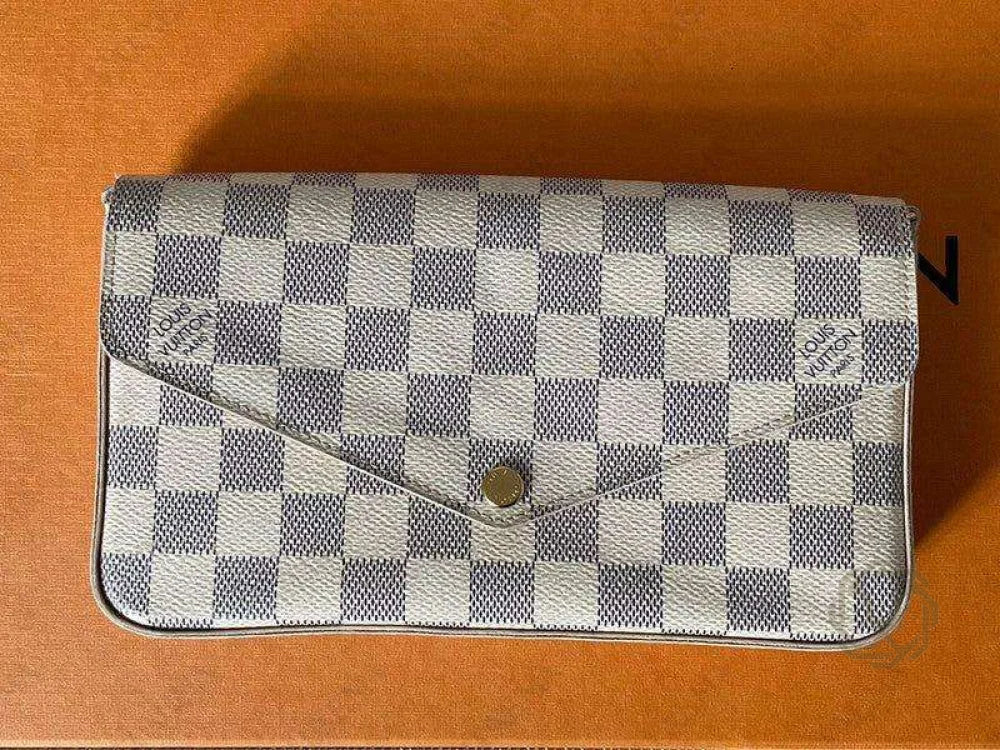 Louis Vuitton Pochette Félicie Sac Damier Azur Blanc