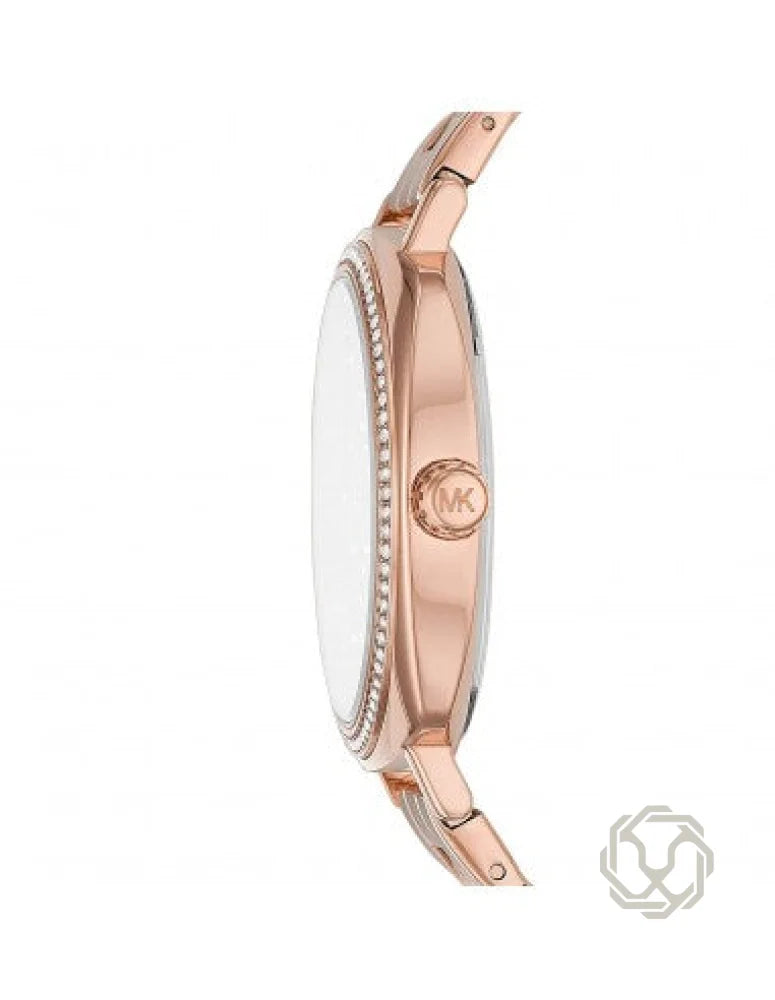 MONTRE Michael Kors Nia Quartz Rose Gold Crystal Dial Ladies Watch MK3990 OLUXE.MA