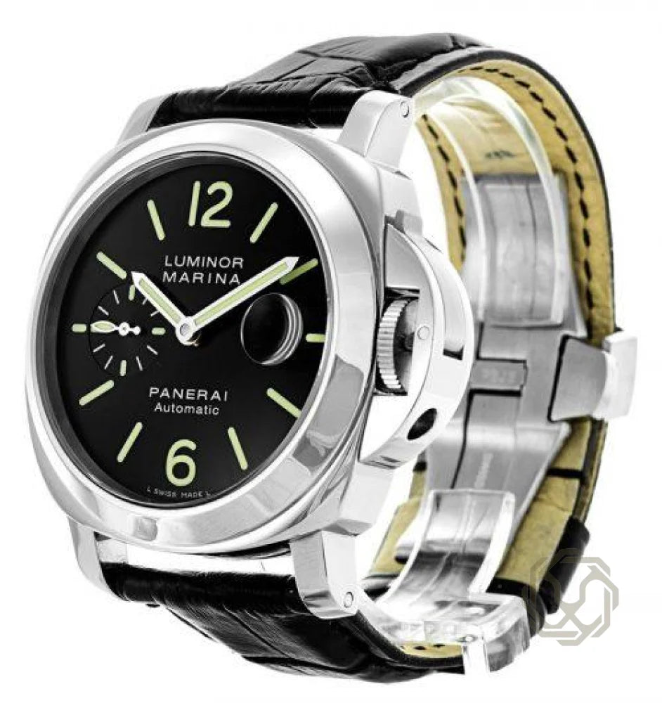 PANERAI LUMINOR MARINA AUTOMATIC BLACK PAM00104 OLUXE.MA