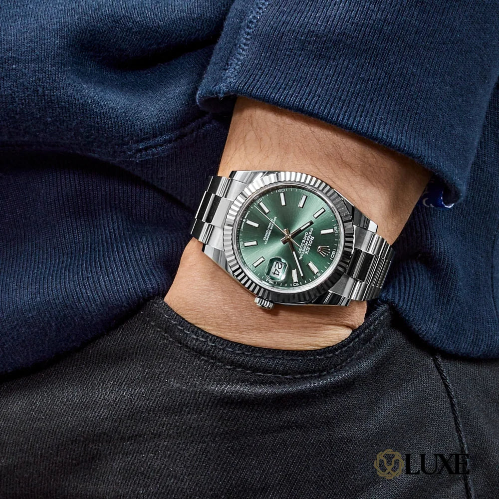 Rolex Datejust Green Jubilee