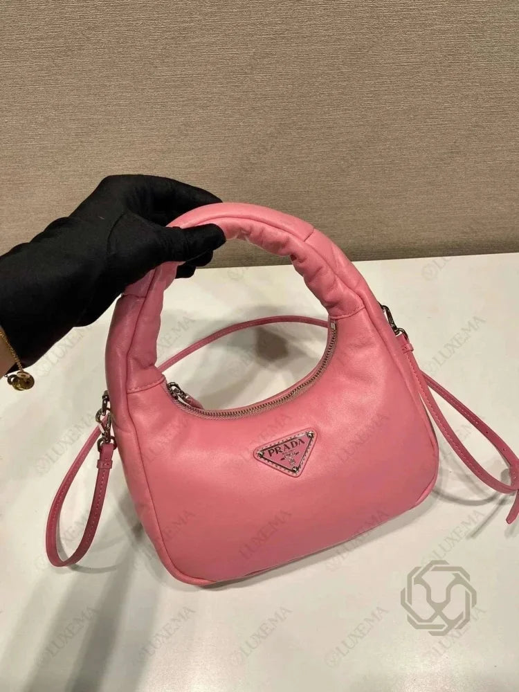 Sac Bandoulière de Prada Nylon Rose Haute Qualité