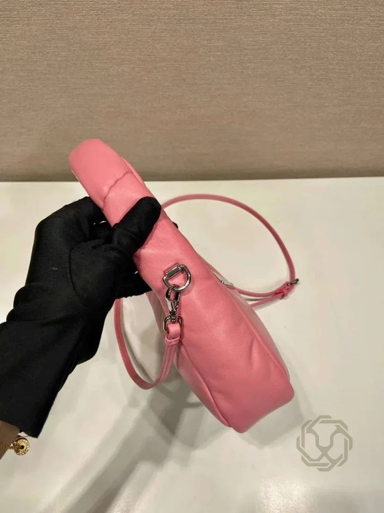 Sac Bandoulière de Prada Nylon Rose Haute Qualité