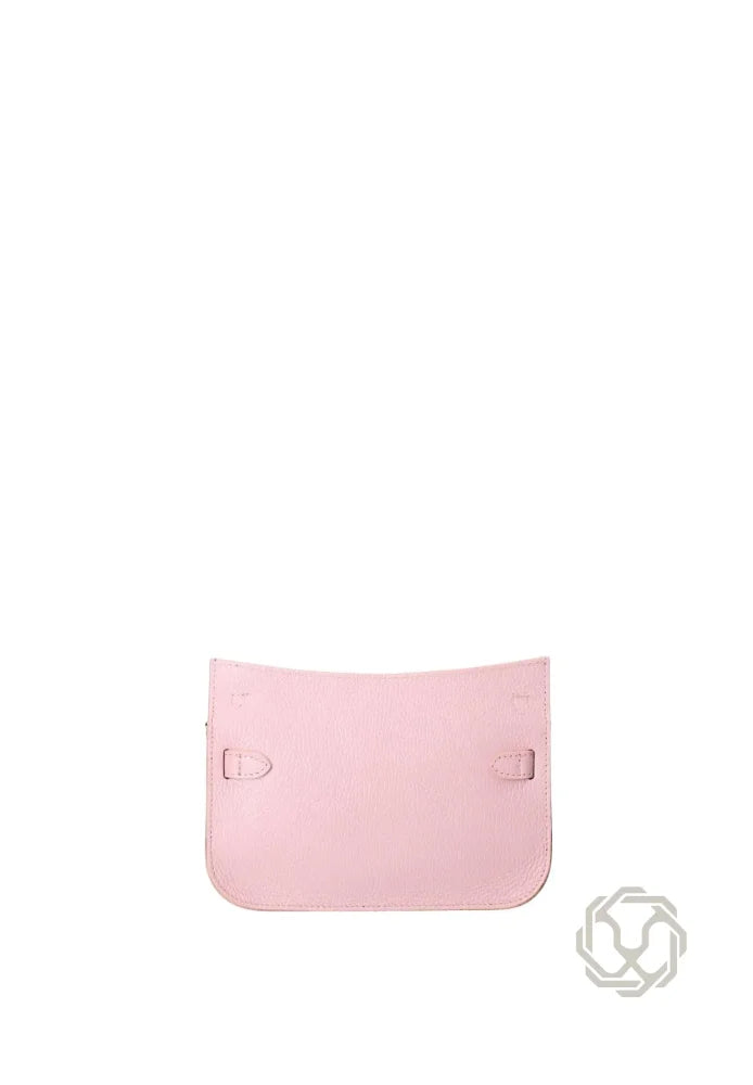 Sac Hermes Rose Poudre à Bandoulière avec Boucle de Verrouillage pour Femmes OLUXE.MA