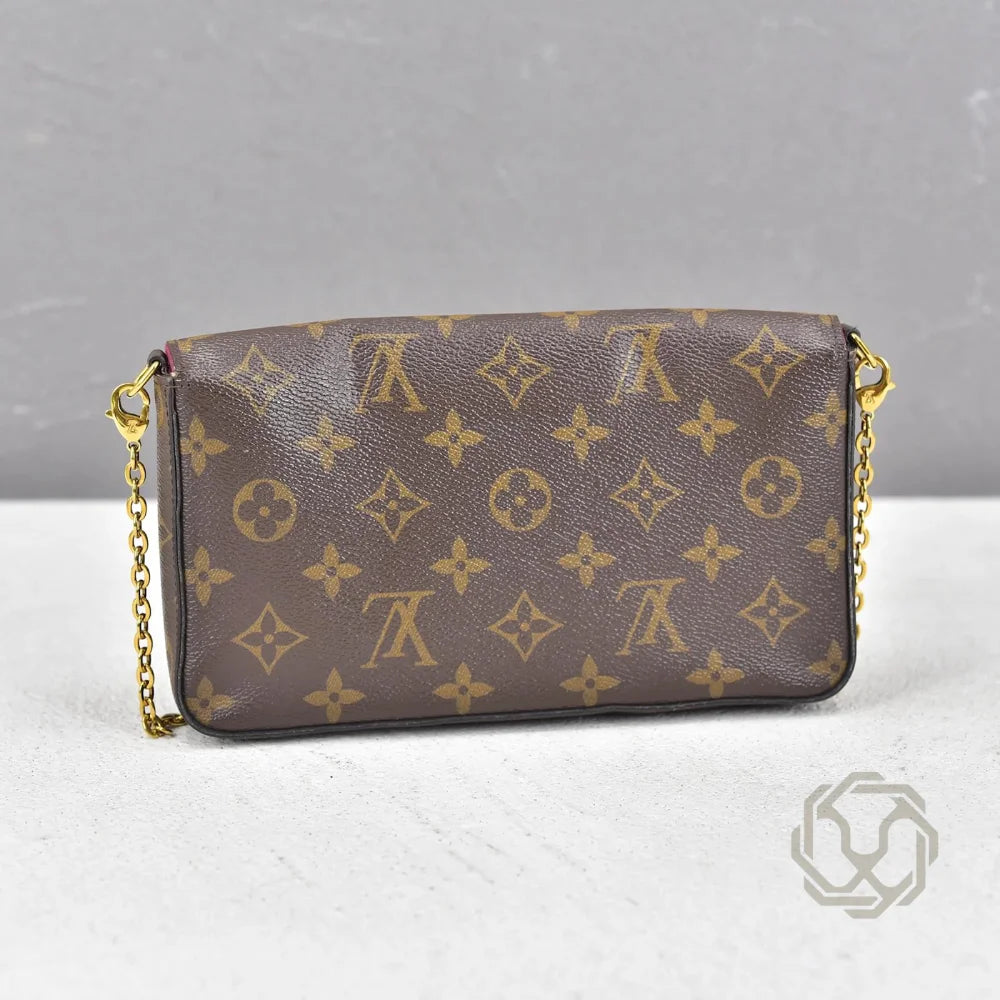 Sac Louis Vuitton Monogramme Félicie Marron OLUXE.MA