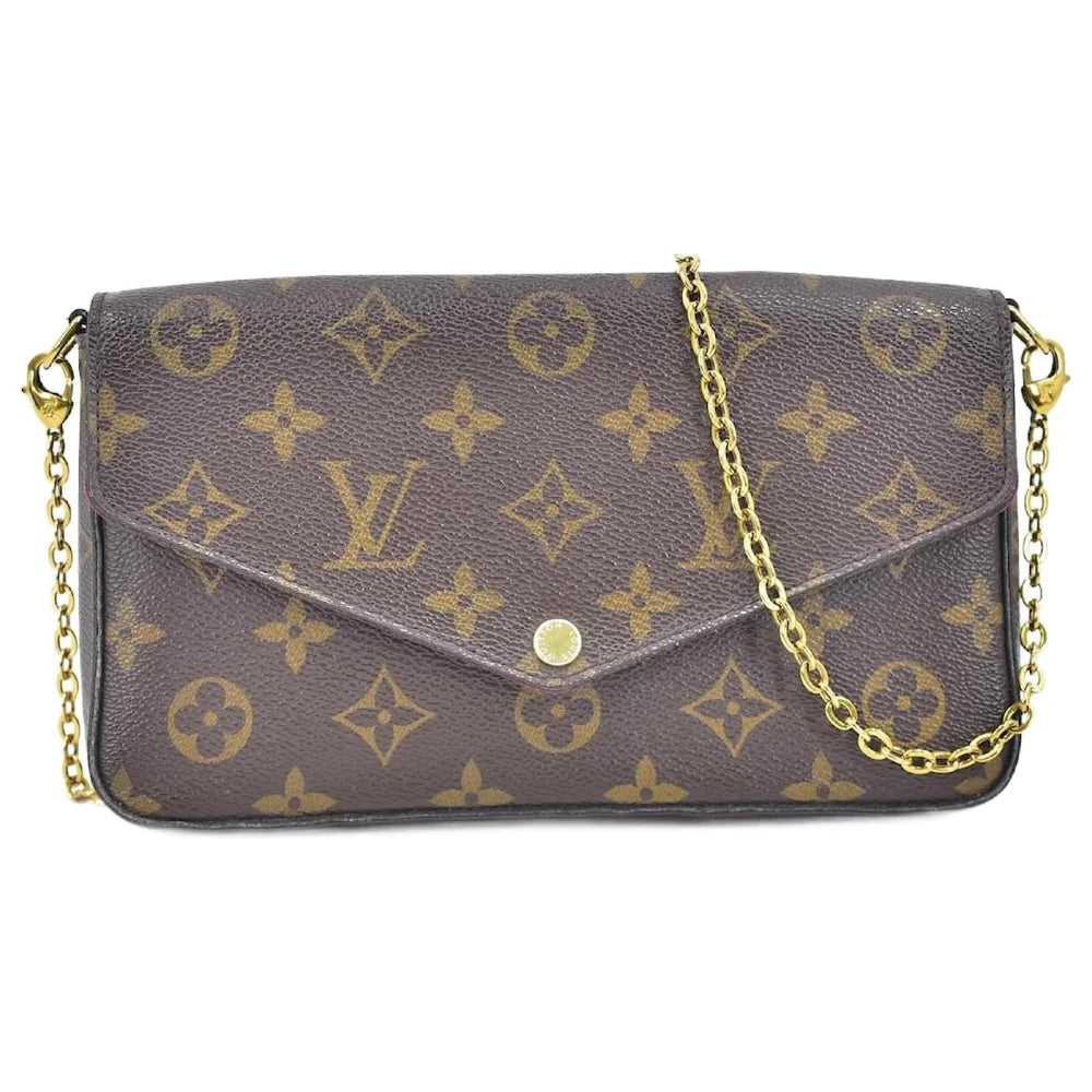 Sac Louis Vuitton Monogramme Félicie Marron OLUXE.MA