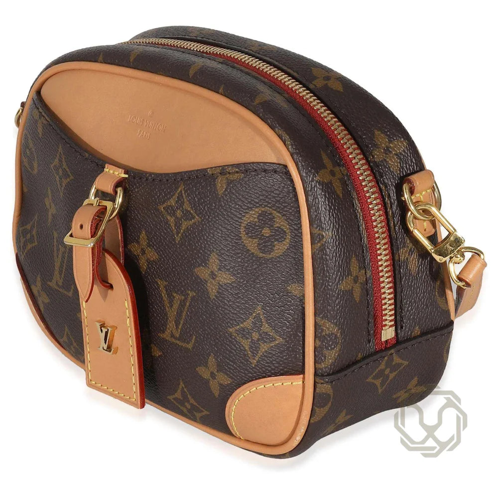 Sac Louis Vuitton Toile Monogram Mini Deauville Marron