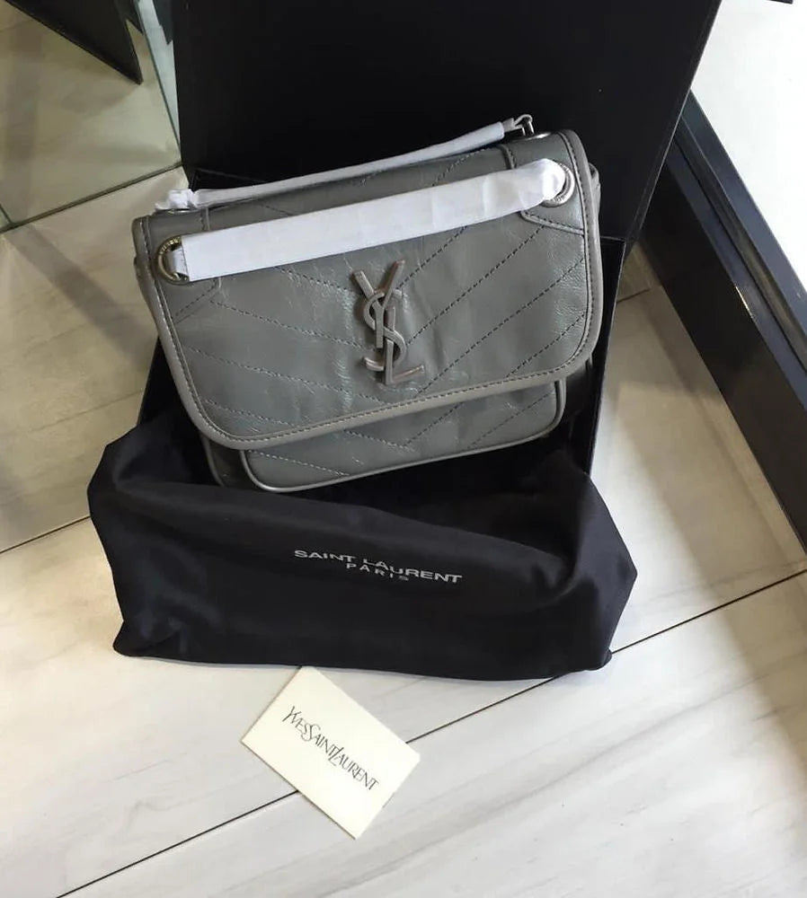 Sac Niki Baby Gris pour femme de YSL OLUXE.MA