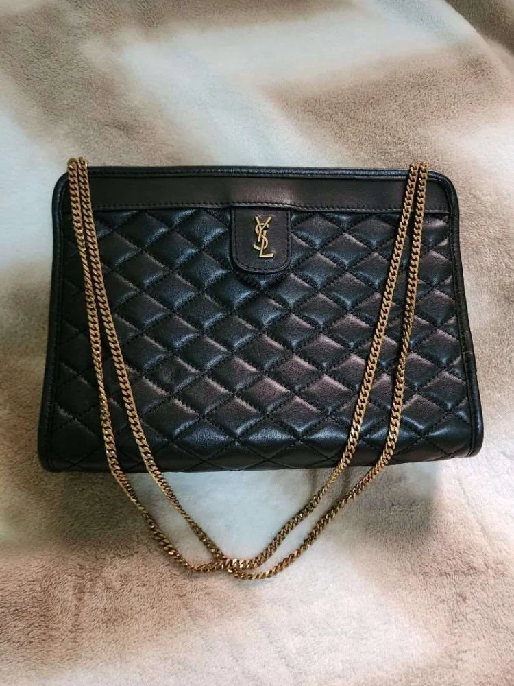 Sac Victoire Baby Clutch Noir pour femme de YSL