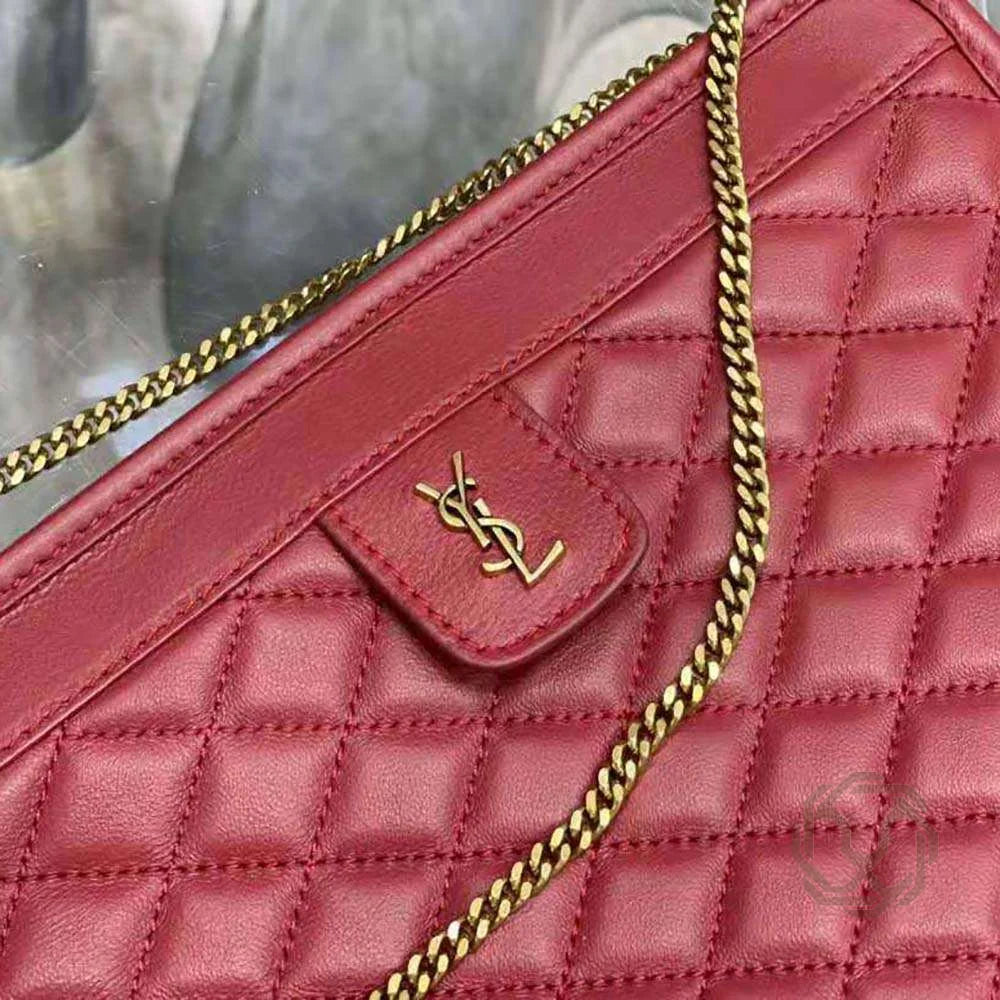 Sac Victoire Baby Clutch Rouge pour femme de YSL