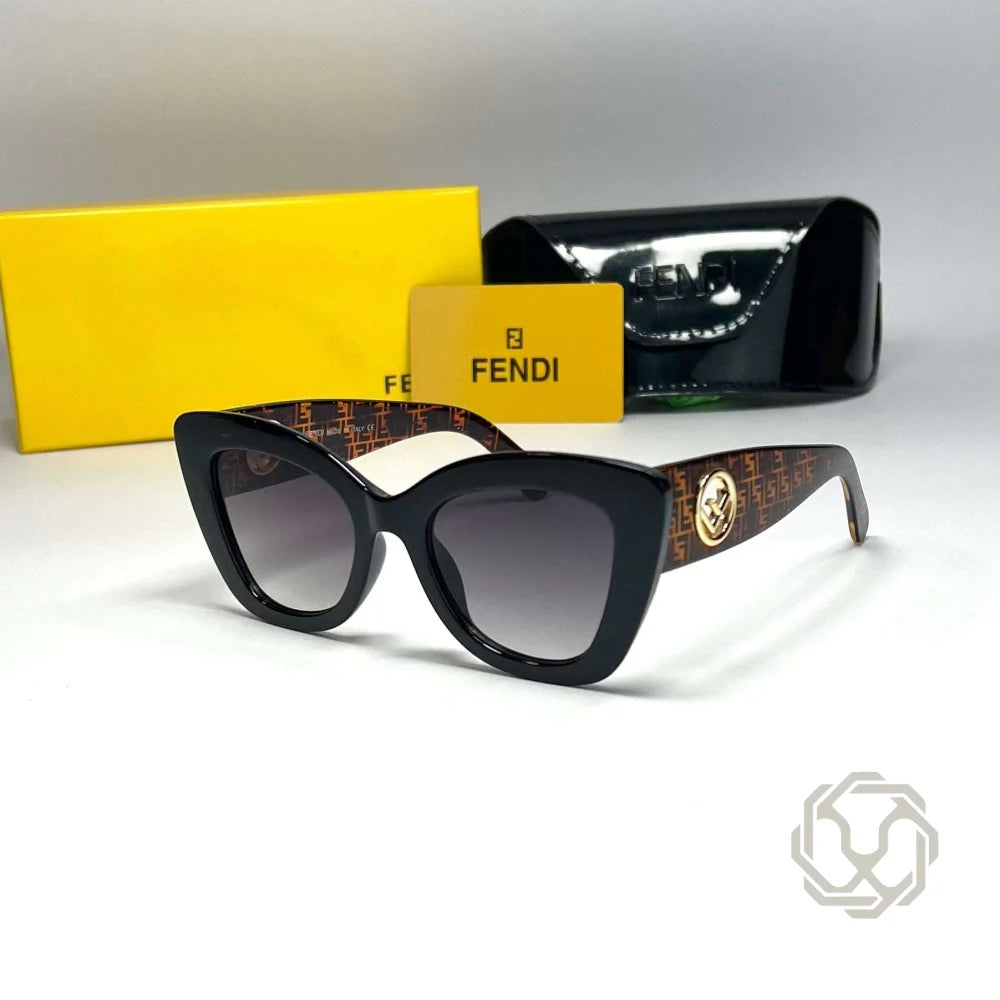 Solaires Fendi Noirs mod 5 OLUXE.MA