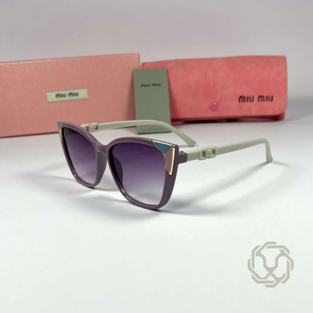 Solaires miwmiw mod 2 mauve OLUXE.MA