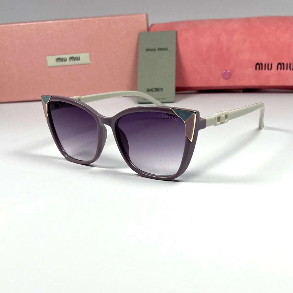 Solaires miwmiw mod 2 mauve OLUXE.MA