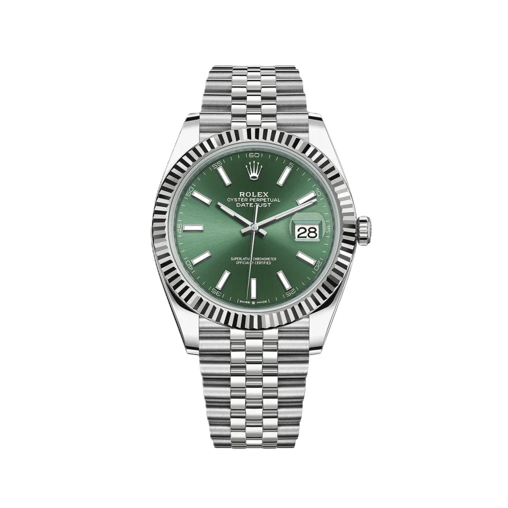 Rolex Datejust Green Oyster