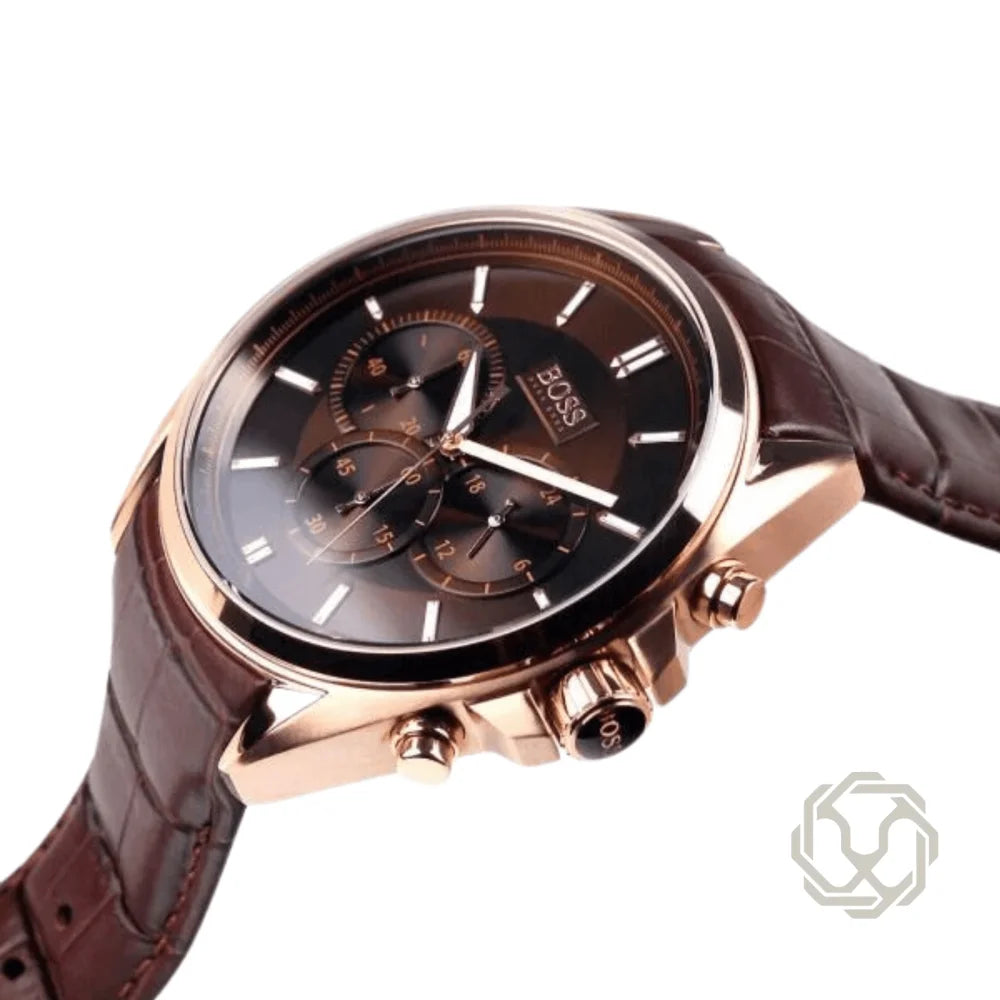 HUBLOT Chronographe en Cuir Marron