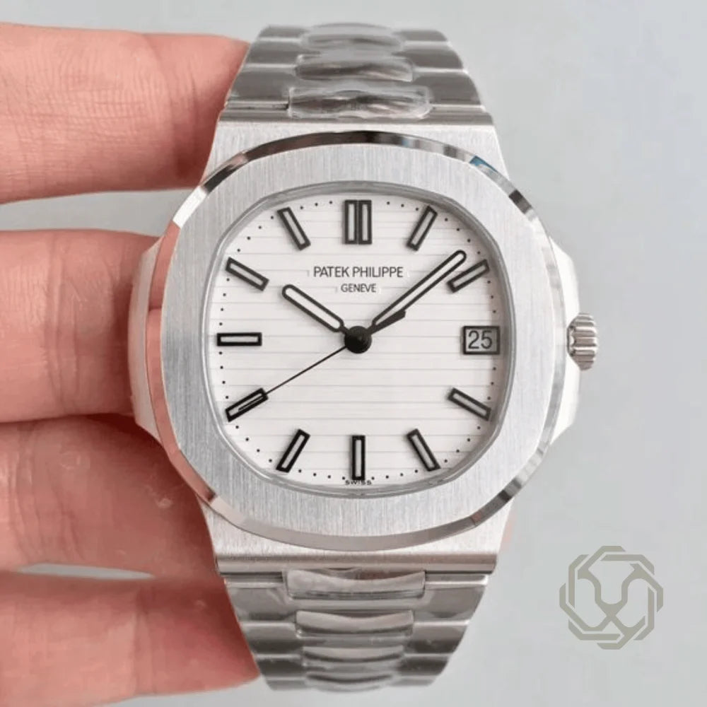 Patek Philippe Nautilus White Silver