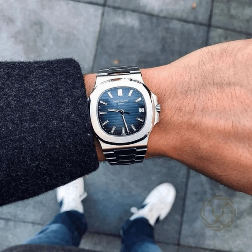 Patek Philippe Nautilus Blue Silver