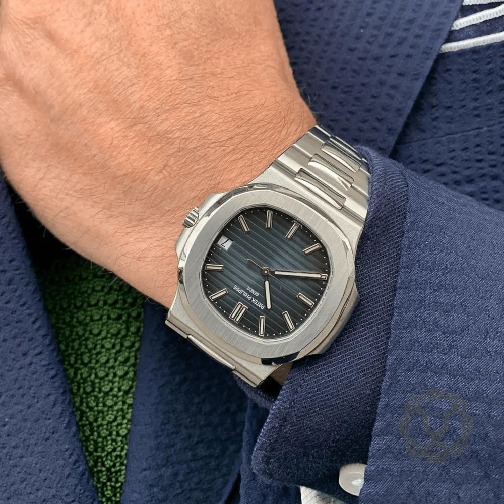 Patek Philippe Nautilus Blue Silver