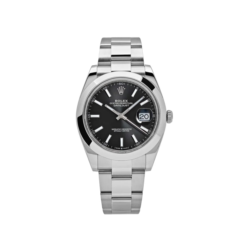 Rolex Datejust Black Dial Oyster