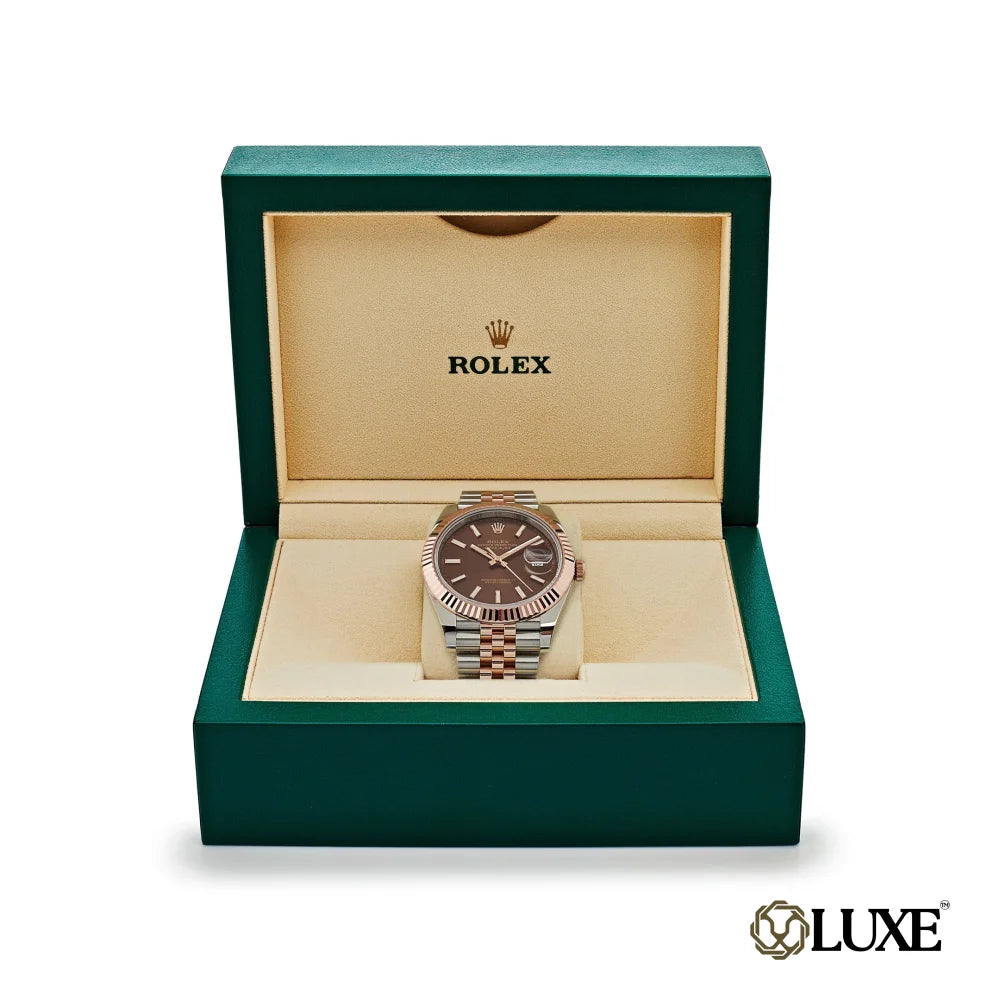 Rolex Datejust Brown Jubilee