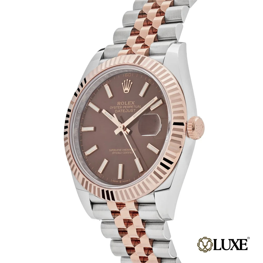 Rolex Datejust Brown Jubilee