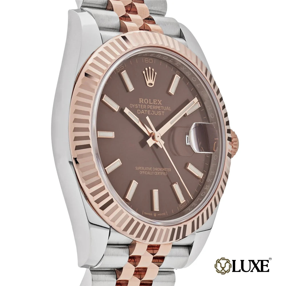 Rolex Datejust Brown Jubilee