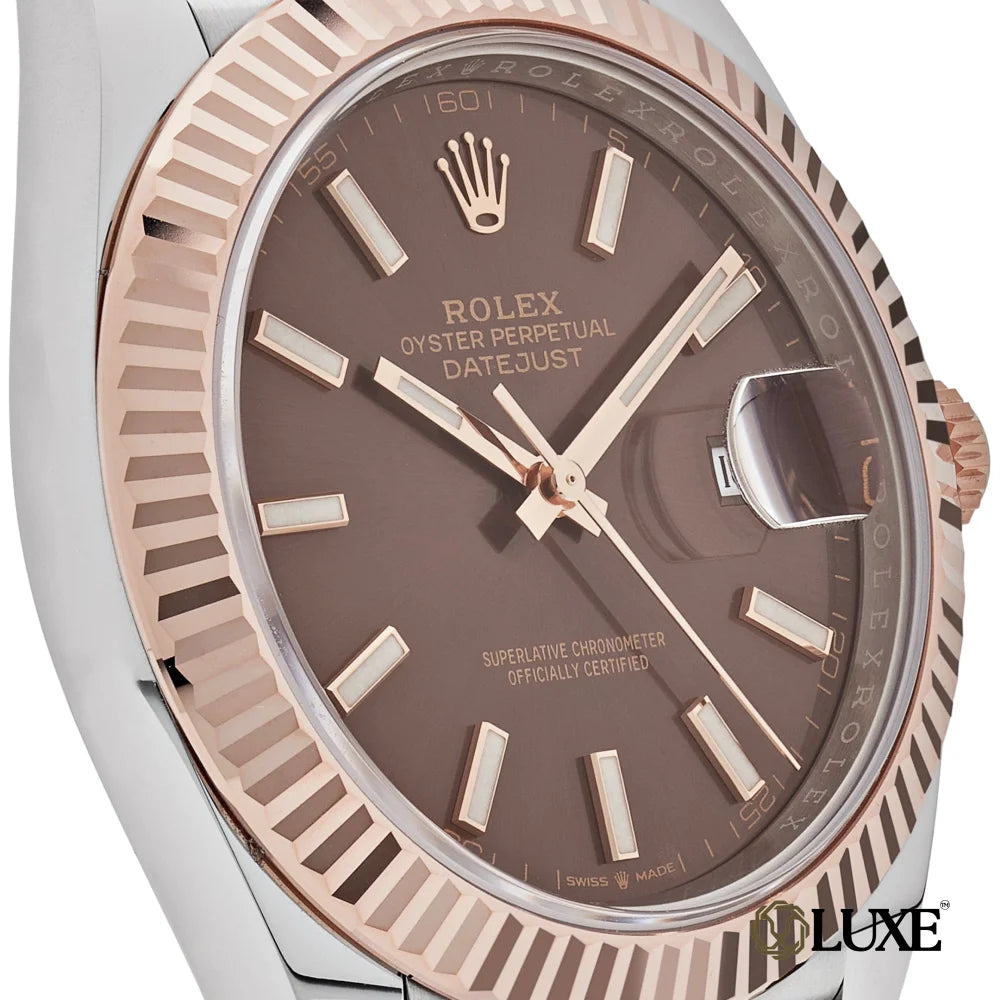 Rolex Datejust Brown Jubilee