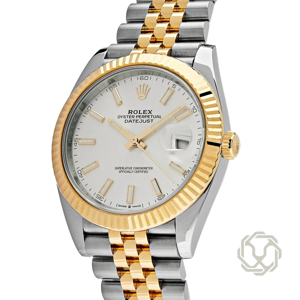 Rolex Datejust Yellow Silver