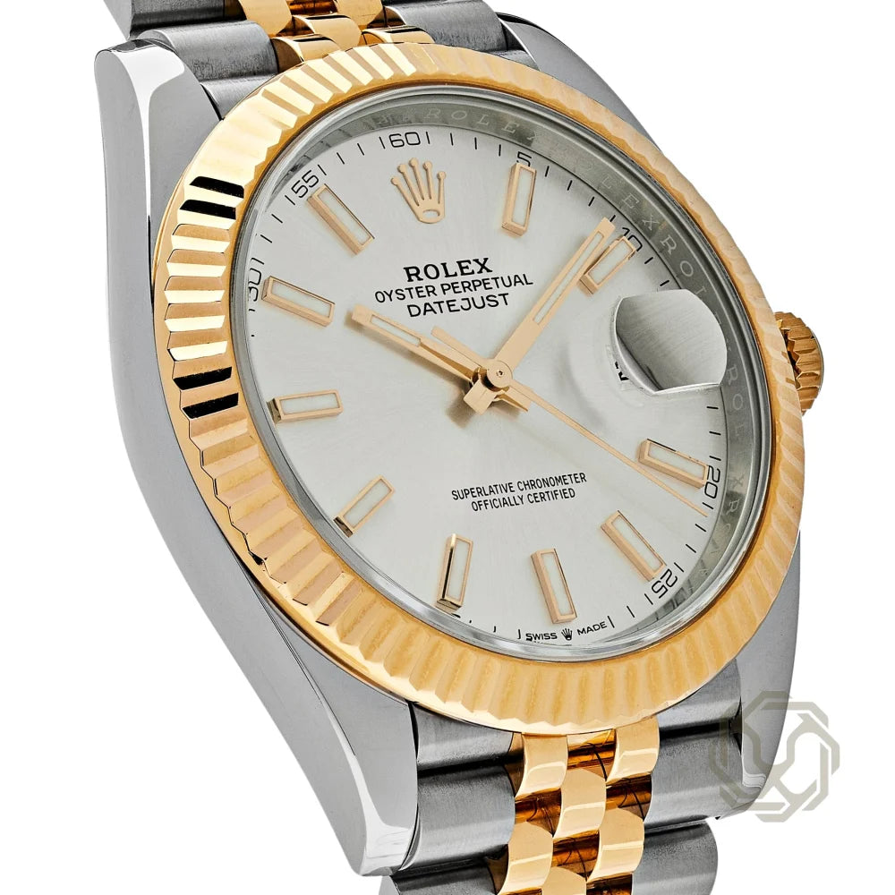 Rolex Datejust Yellow Silver