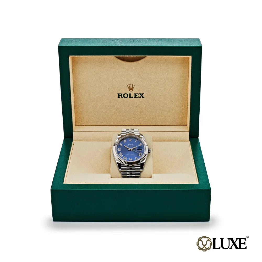 Rolex Datejust Blue Roman Jubilee