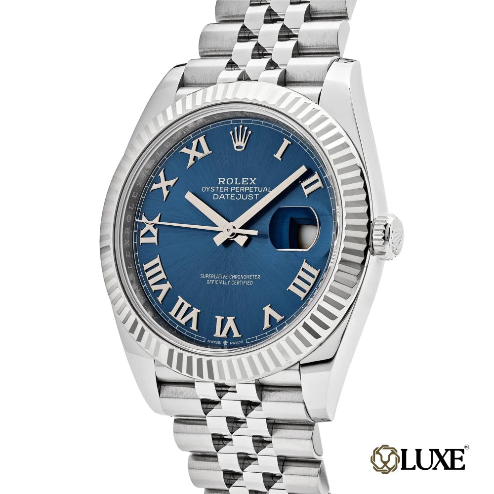 Rolex Datejust Blue Roman Jubilee