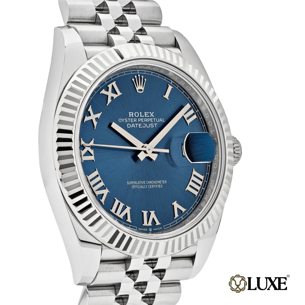 Rolex Datejust Blue Roman Jubilee