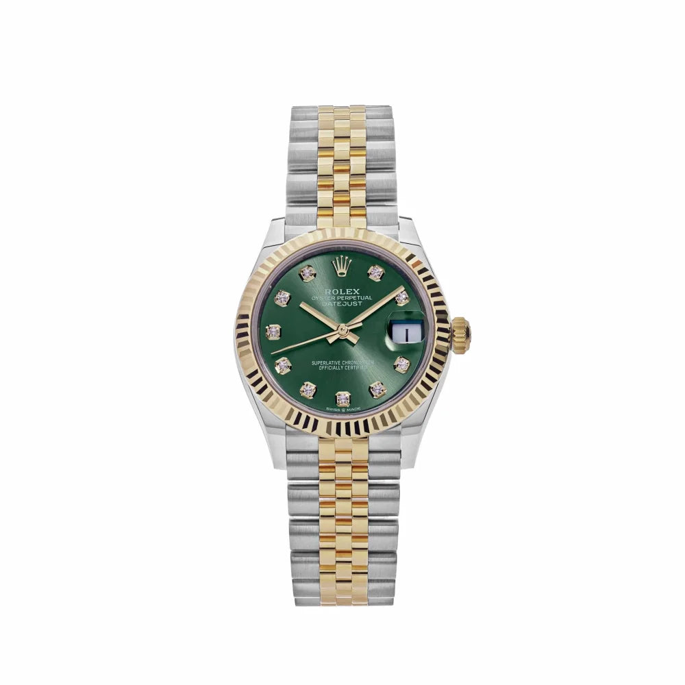 Rolex Datejust Yellow Green