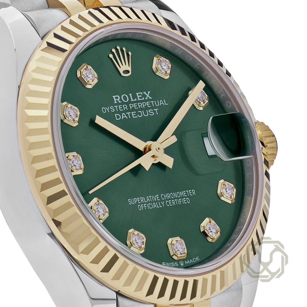 Rolex Datejust Yellow Green