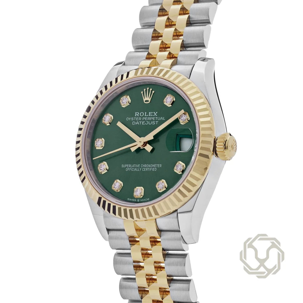 Rolex Datejust Yellow Green