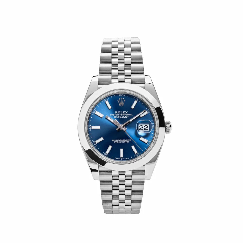 Rolex Datejust Blue Dial Jubilee