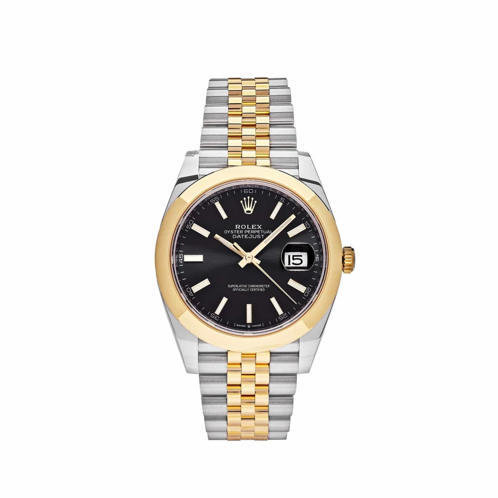 Rolex Datejust Yellow Black Jubilee