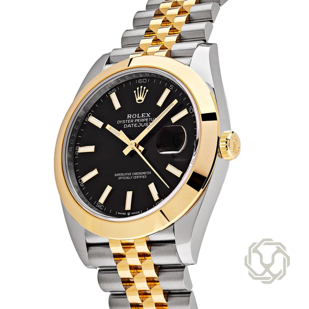 Rolex Datejust Yellow Black Jubilee