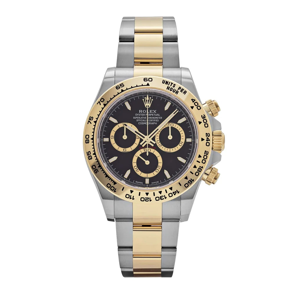 Rolex Daytona Yellow Silver Black