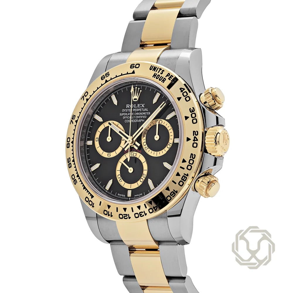 Rolex Daytona Yellow Silver Black