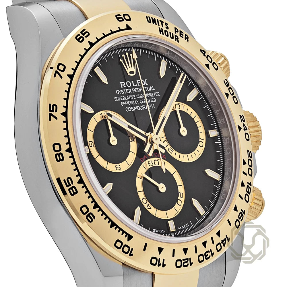 Rolex Daytona Yellow Silver Black