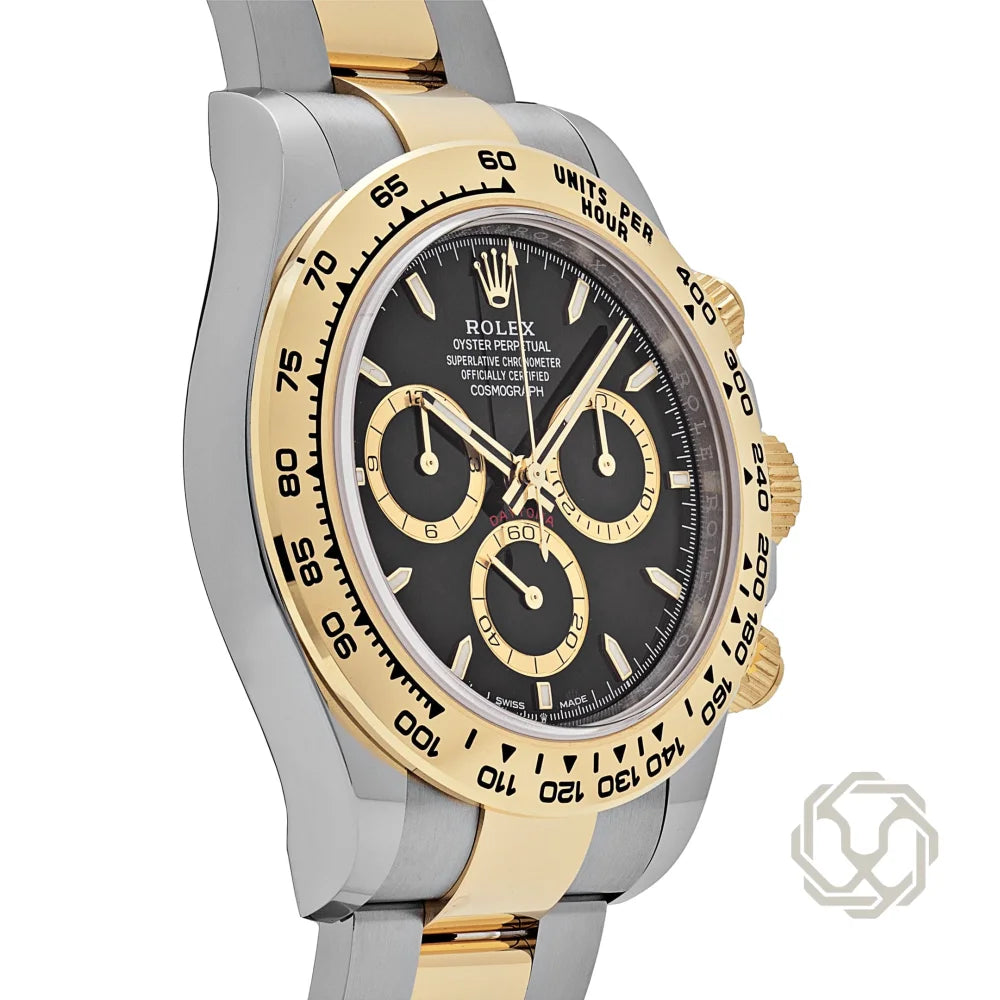 Rolex Daytona Yellow Silver Black