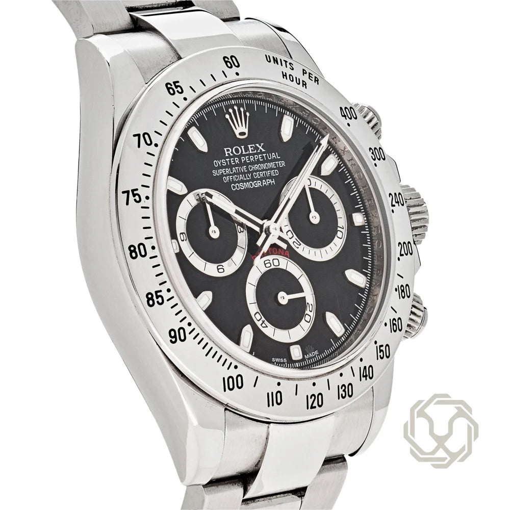 Rolex Daytona Silver Black