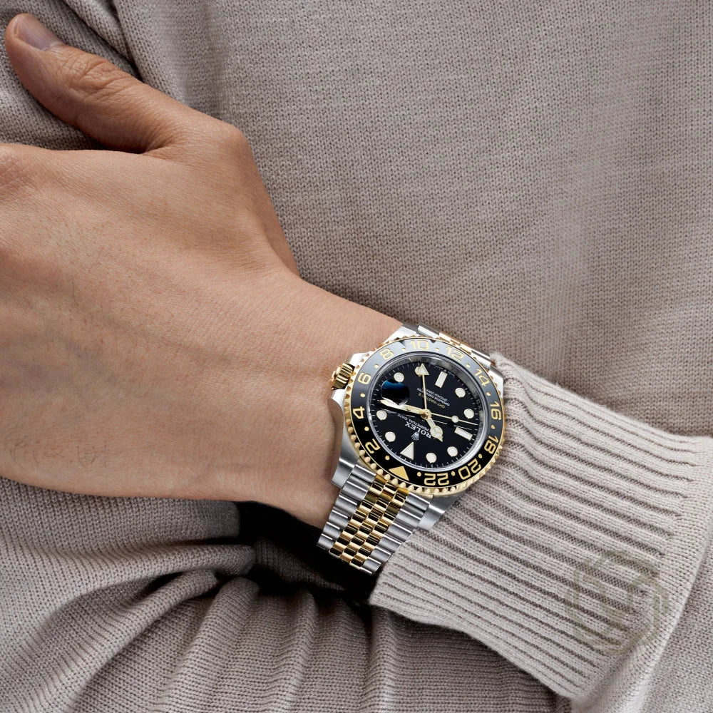 Rolex GMT-Master II Yellow Silver Black