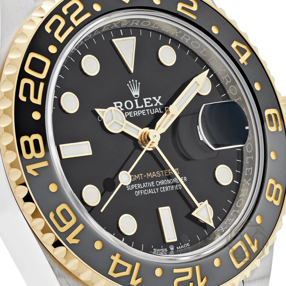 Rolex GMT-Master II Yellow Silver Black