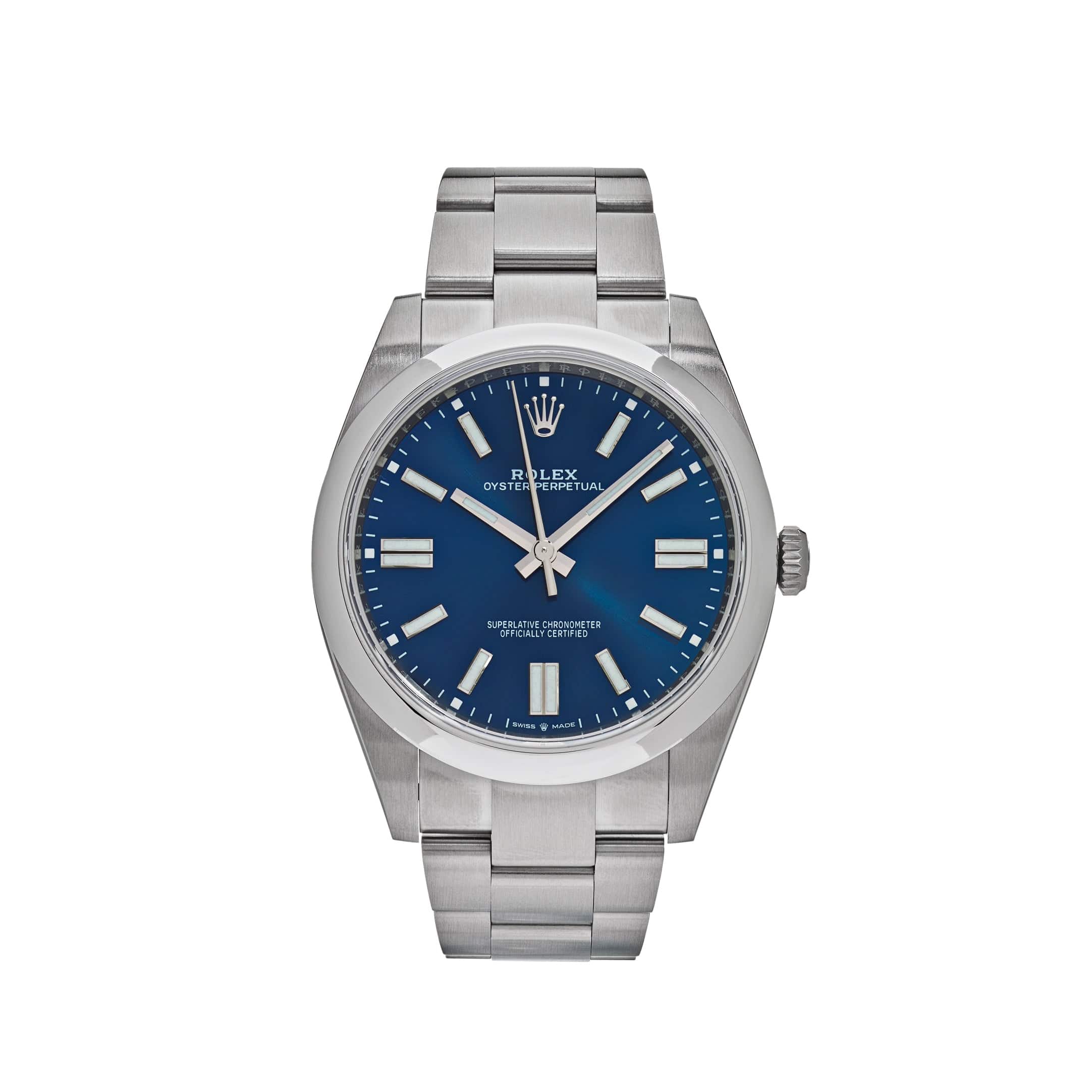 Rolex Oyster Perpetual Bright Blue