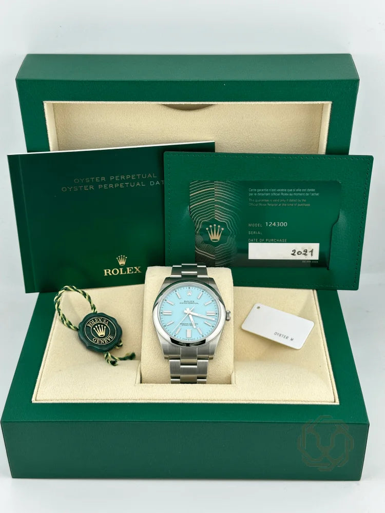 Rolex Oyster Perpetual Tiffany Blue