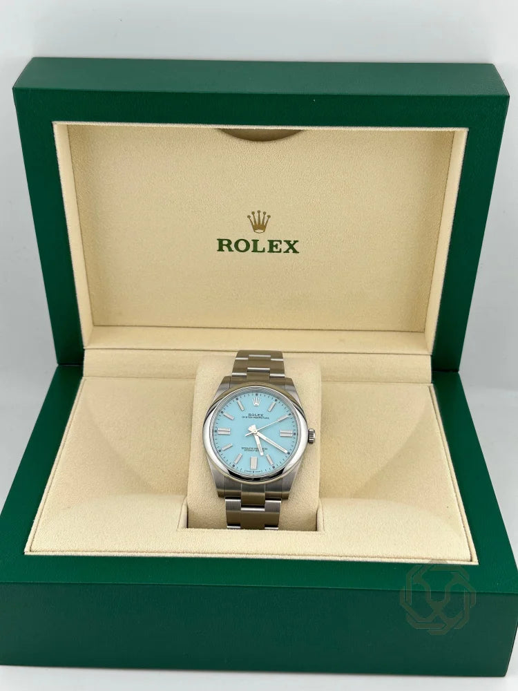 Rolex Oyster Perpetual Tiffany Blue